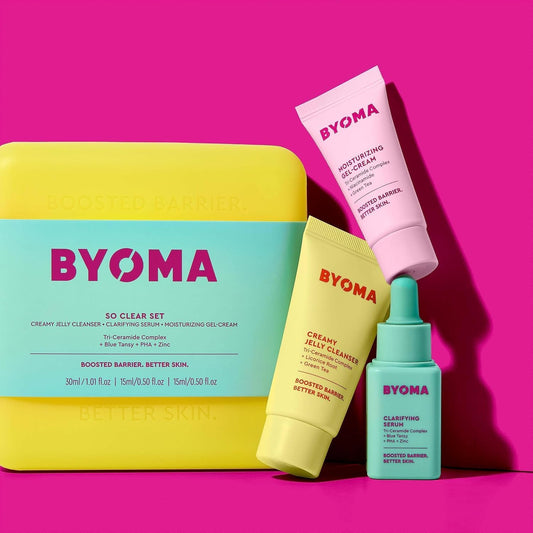 BYOMA So clear set, skincare set for Acne prone skin