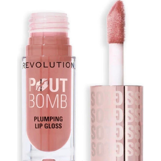 Revolution Pout Bomb Plumping Gloss Candy Pink