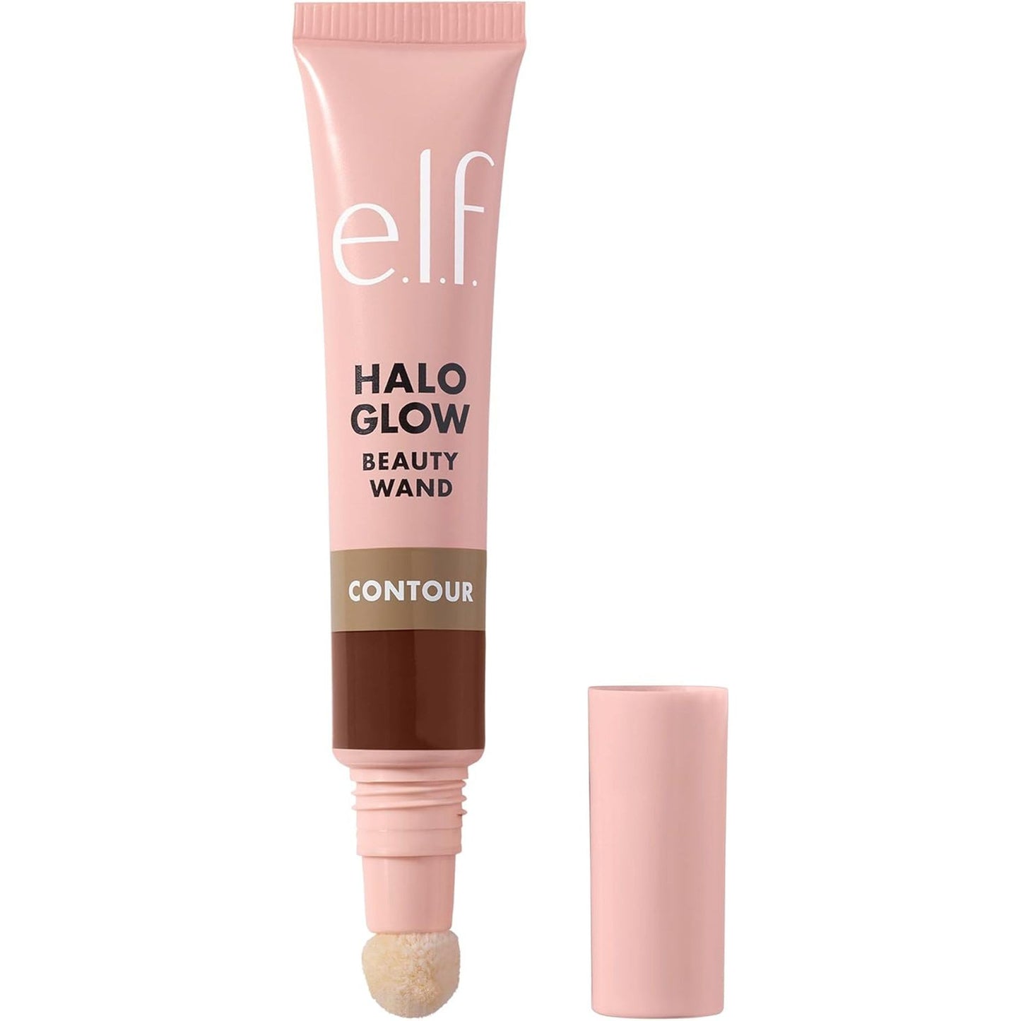 Halo Glow Contour Beauty Wand, Liquid Contour Wand for a Naturally Sculpted Look, Buildable Formula, Vegan & Cruelty-Free, Tan/Deep